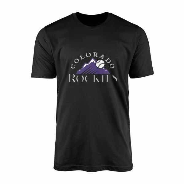 Colorado Rockies WL Tişört XL - Siyah