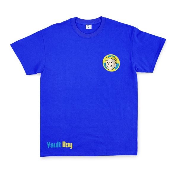 Vault-Boy | Fallout Tişört XXL - Mavi
