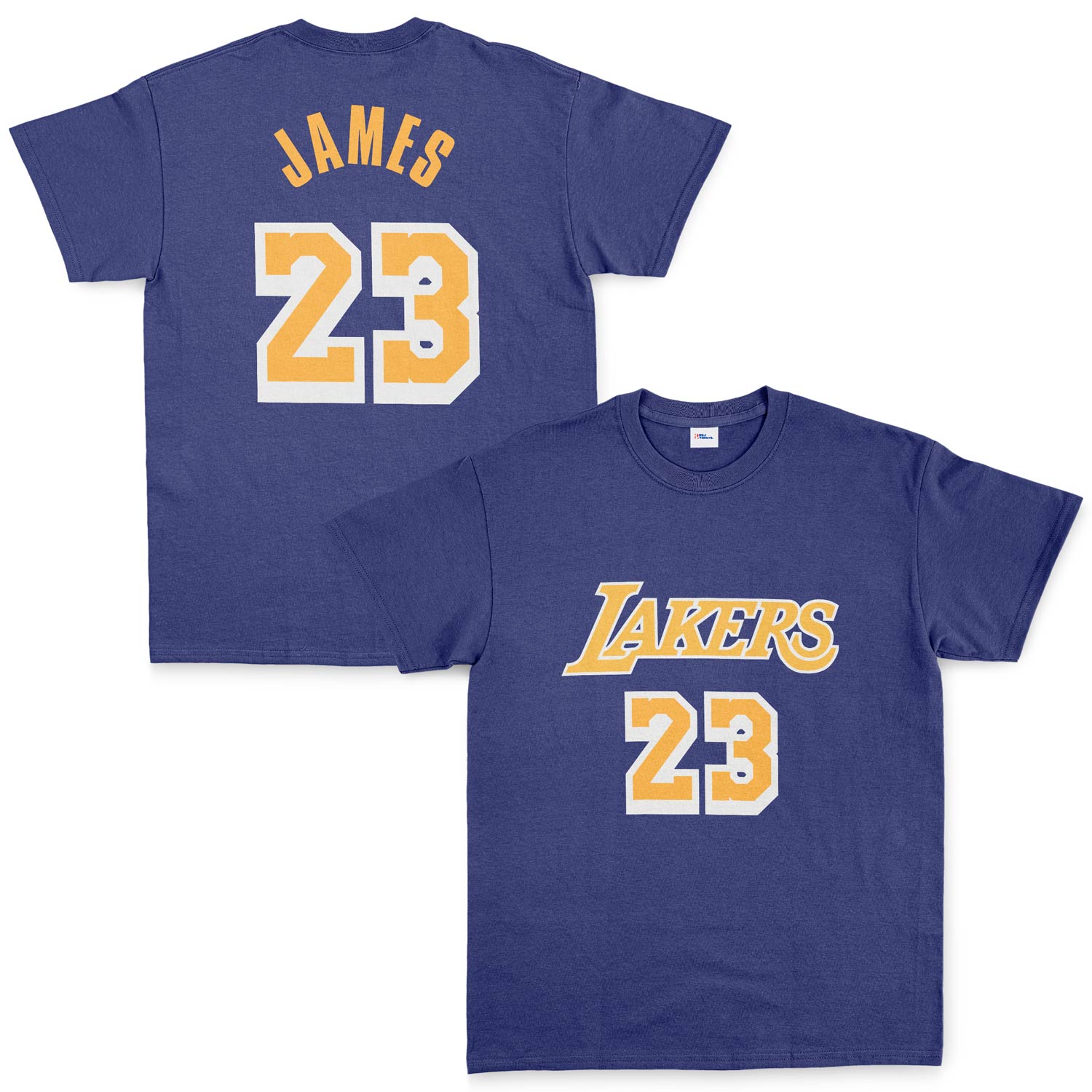 LeBron James 23 Lakers White Tişört XXL - İndigo Mavisi