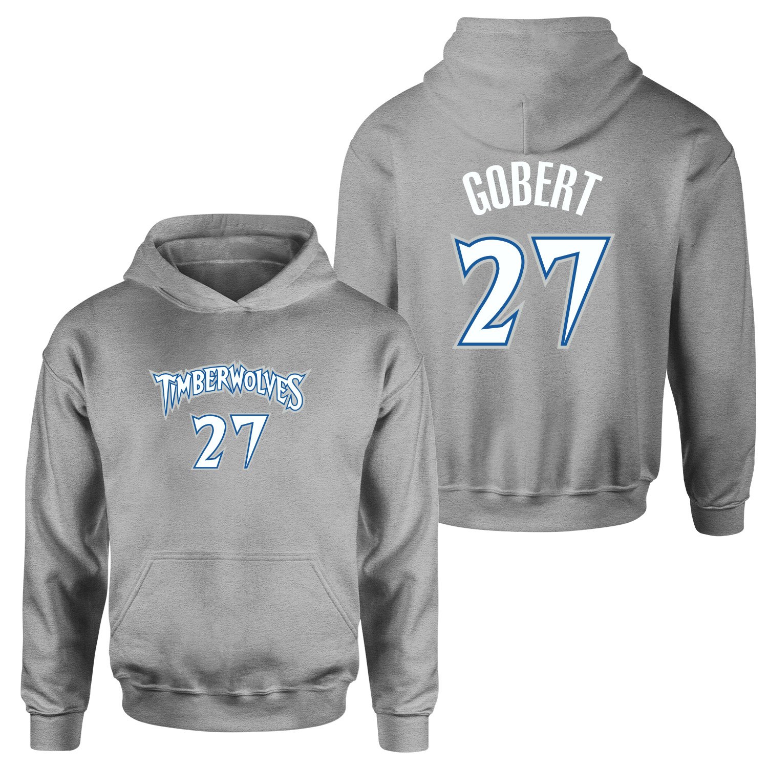 Rudy Gobert Minnesota 27 Forma Hoodie M - Gri