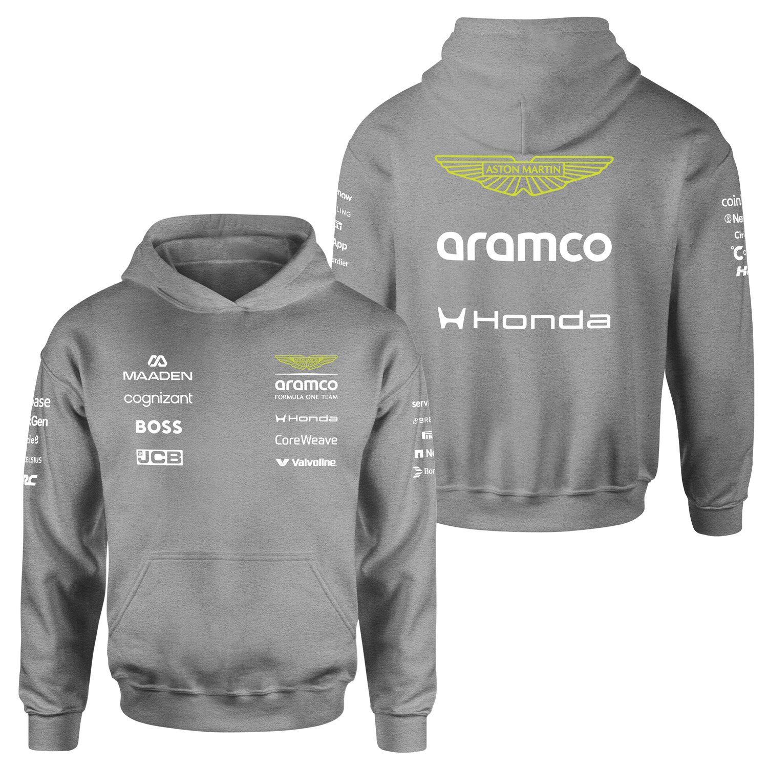 Aston Martin Racing 2026 Teamline Hoodie M - Gri