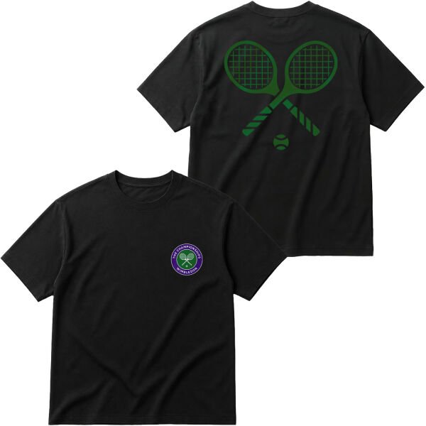 Wimbledon SE Oversize Tişört S - Siyah