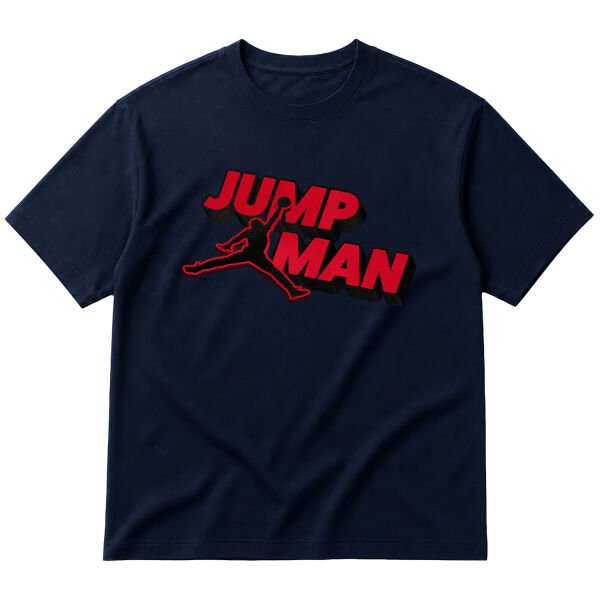Jordan Jumpman Oversize Tişört S - İndigo Mavisi