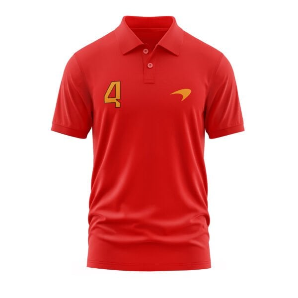 Lando Norris #4 McLaren Racing Polo Tişört
