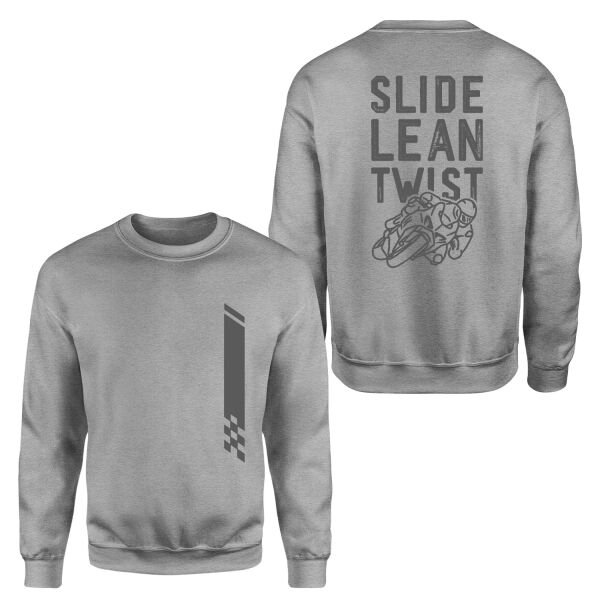 Slide, Lean, Twist GR Sweatshirt L - Gri