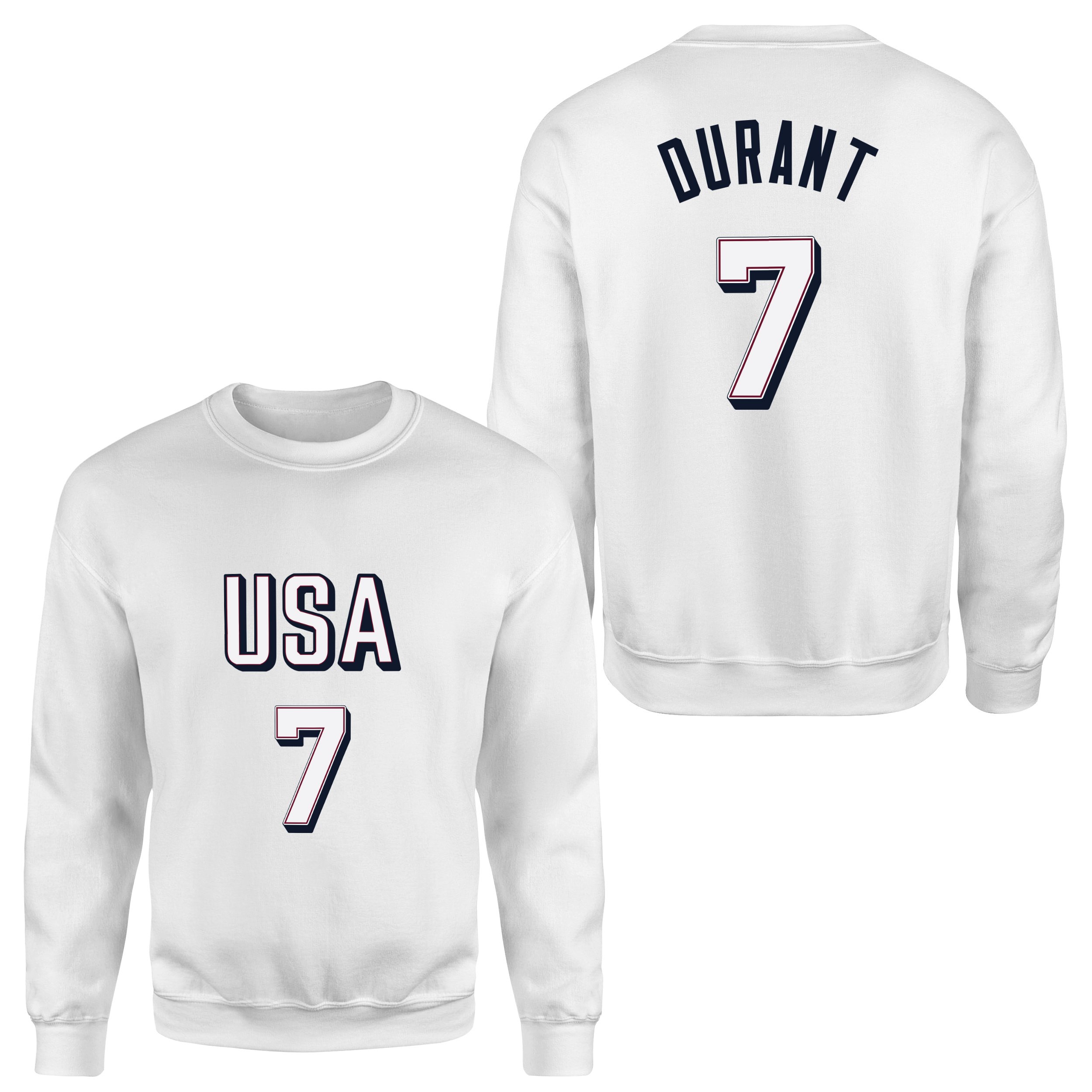 Kevin Durant Forma Sweatshirt S - Beyaz