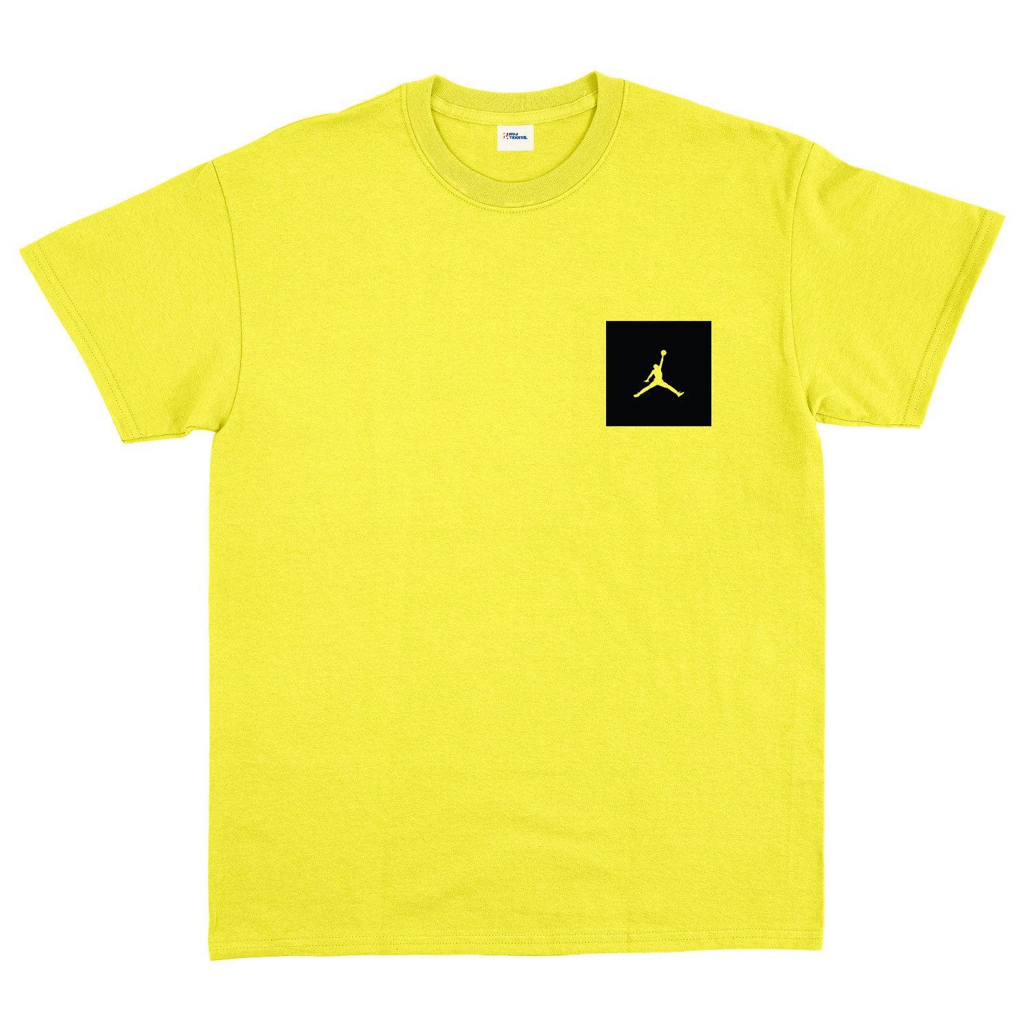 Air Jordan Black Patch Tişört L - Sarı
