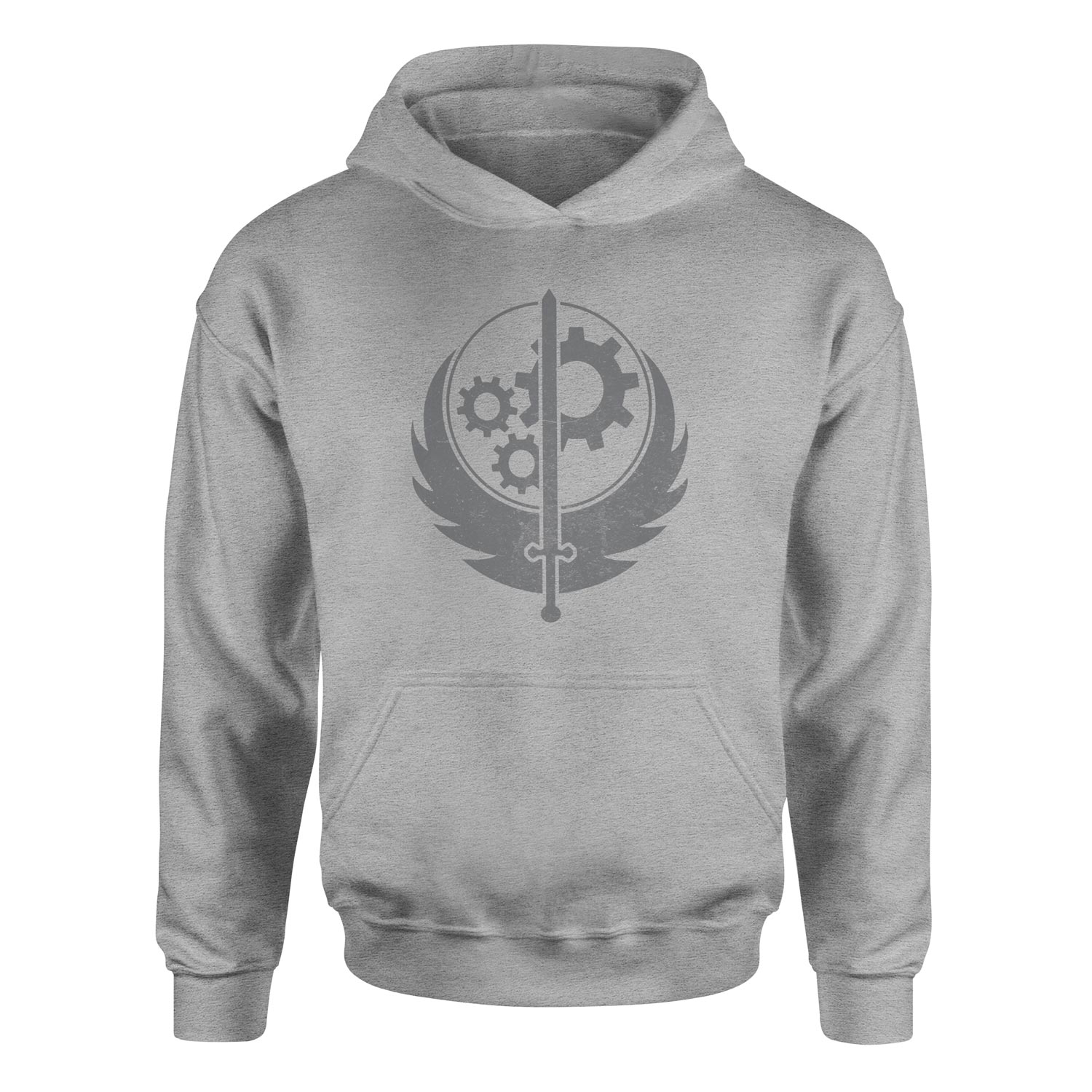 Brotherhood of Steel Hoodie M - Gri | OUTLET