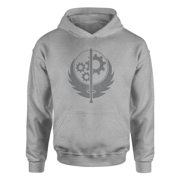 Brotherhood of Steel Hoodie M - Gri | OUTLET