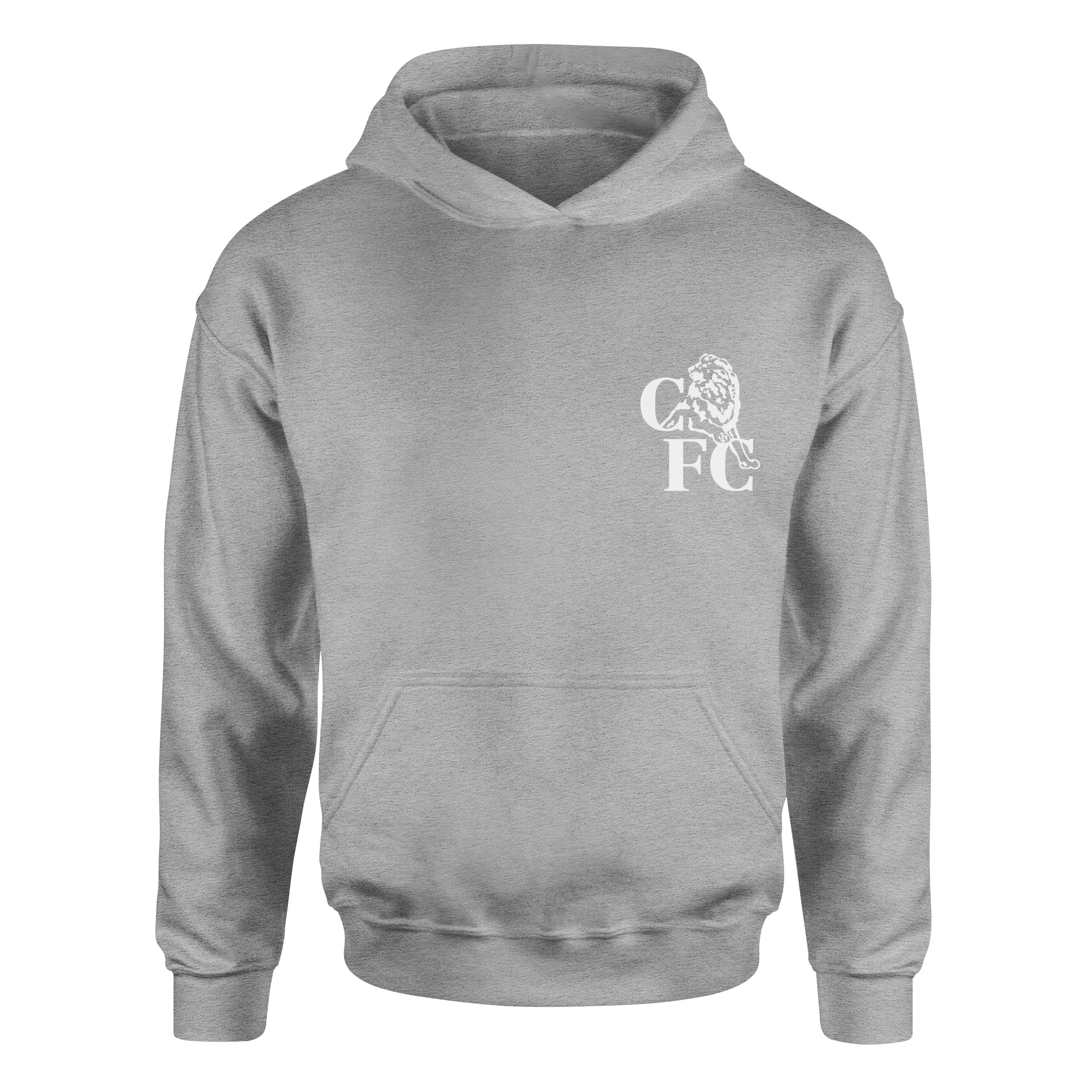 Chelsea FC Retro Icon Hoodie M - Gri