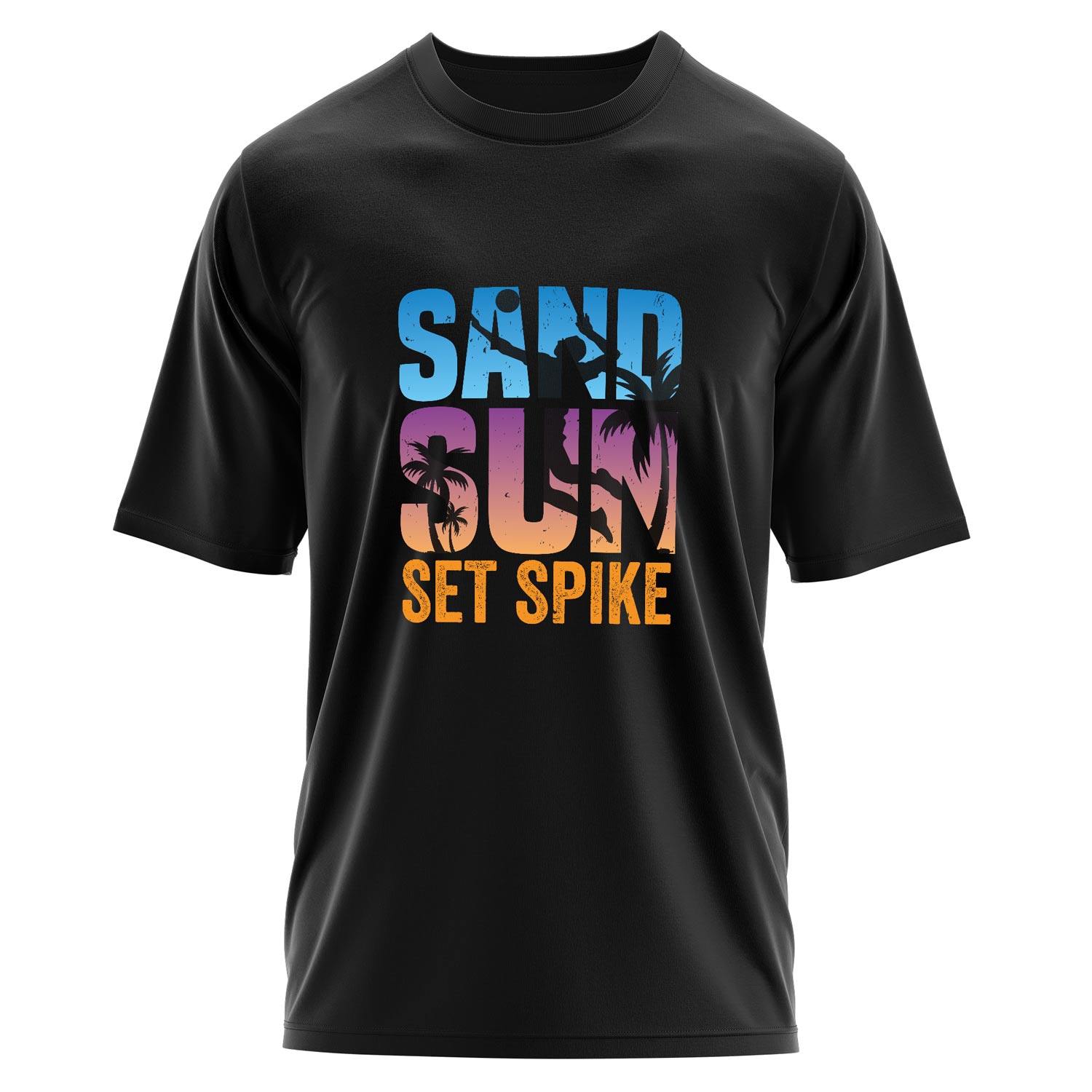 Sand Sun Set Spike Oversize Tişört