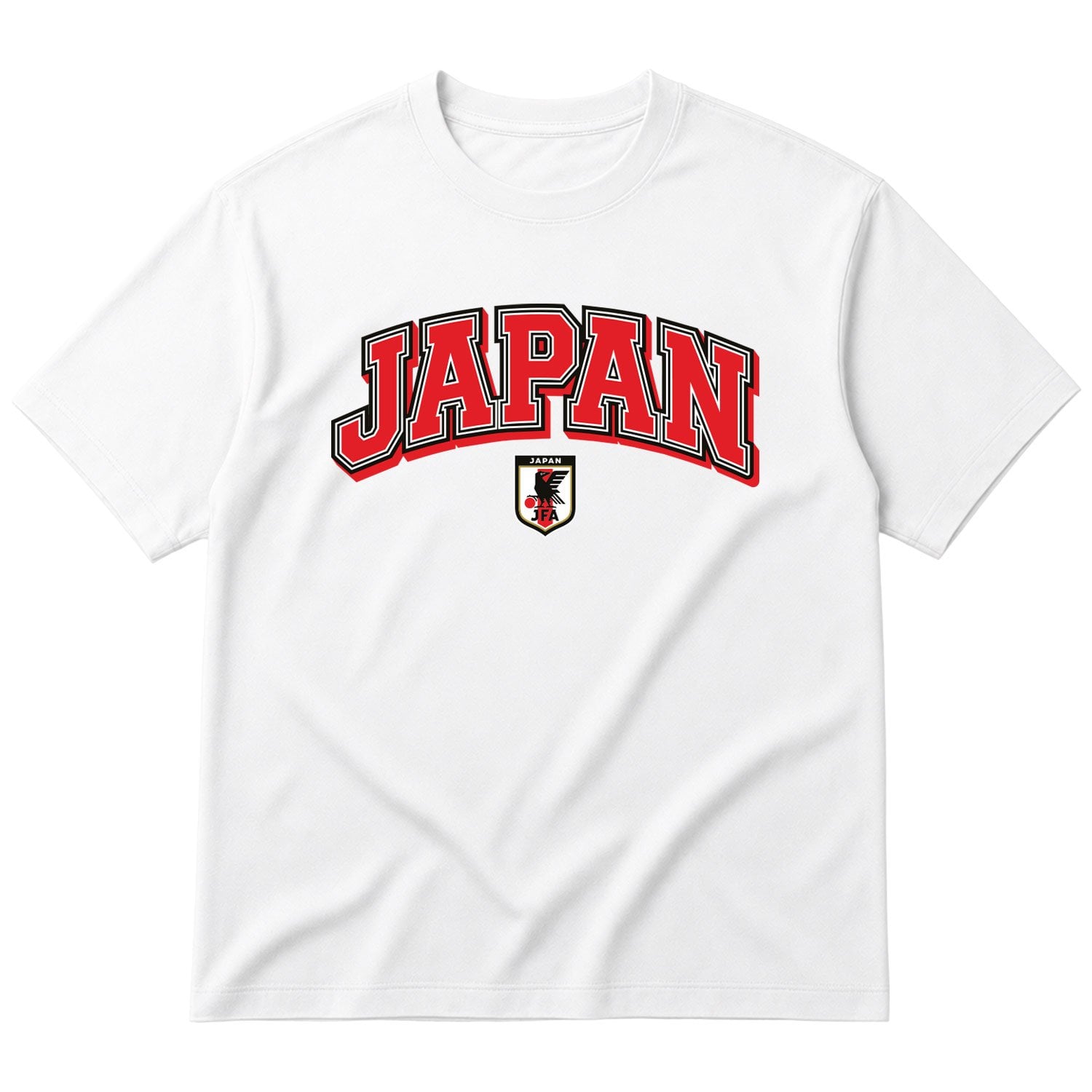 Japonya 2026 Varsity Oversize Tişört S - Beyaz