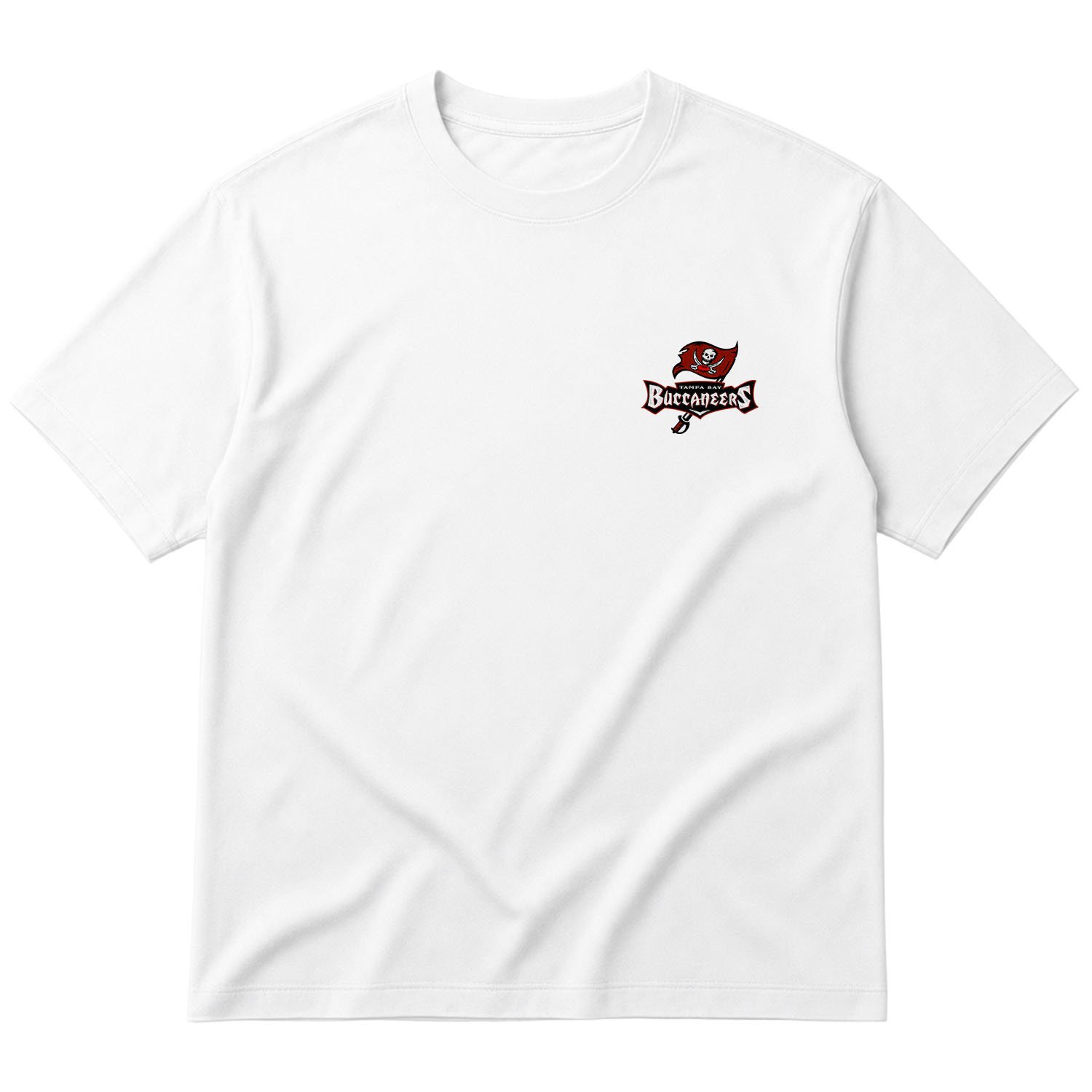 Tampa Bay Buccaneers Retro L Oversize Tişört M - Beyaz