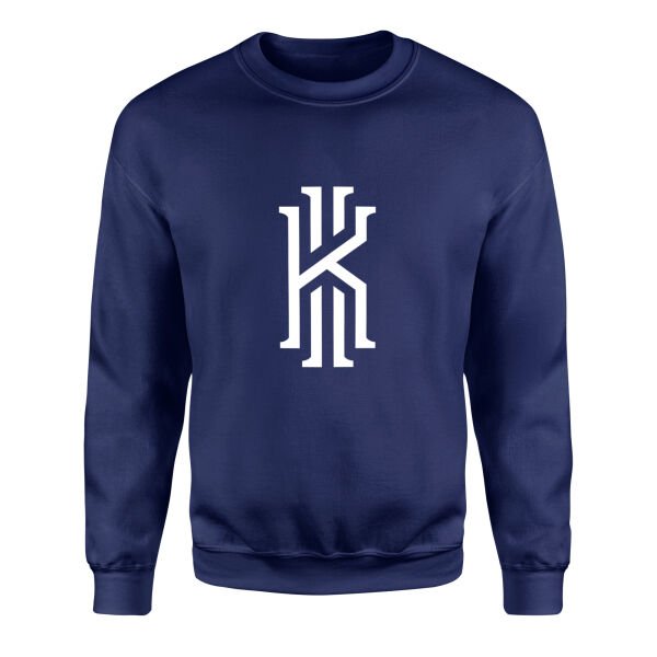 Kyrie Irving Logo W Sweatshirt L - İndigo Mavisi