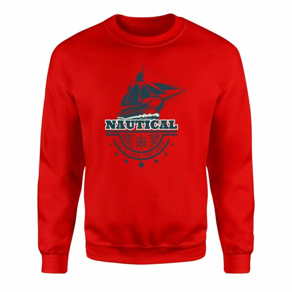 Sail for Freedom Sweatshirt XXL - Kırmızı