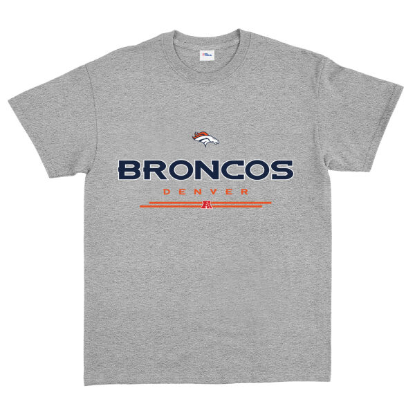 Denver Broncos AFC Tişört S - Gri