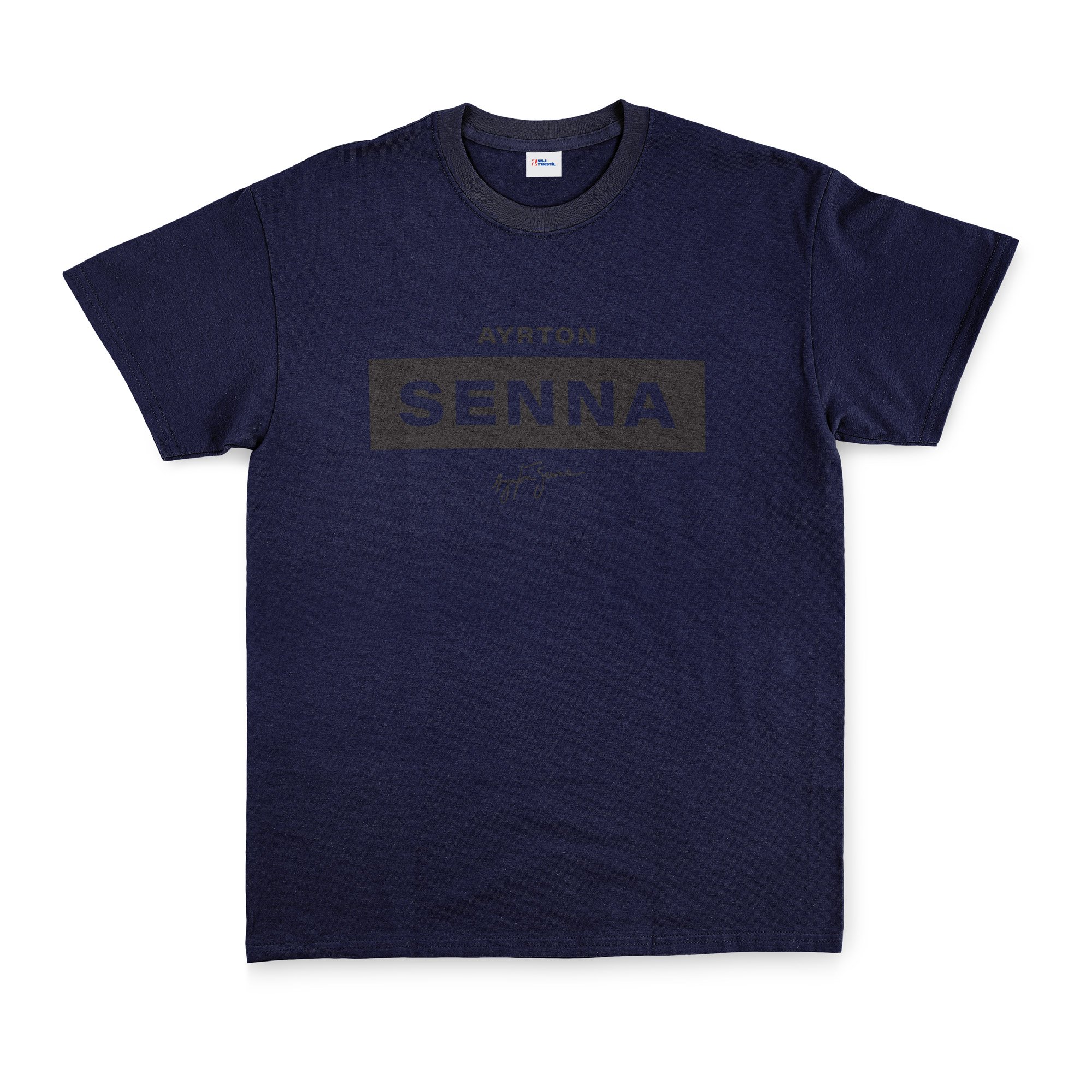 Ayrton Senna Tişört XXL - İndigo Mavisi