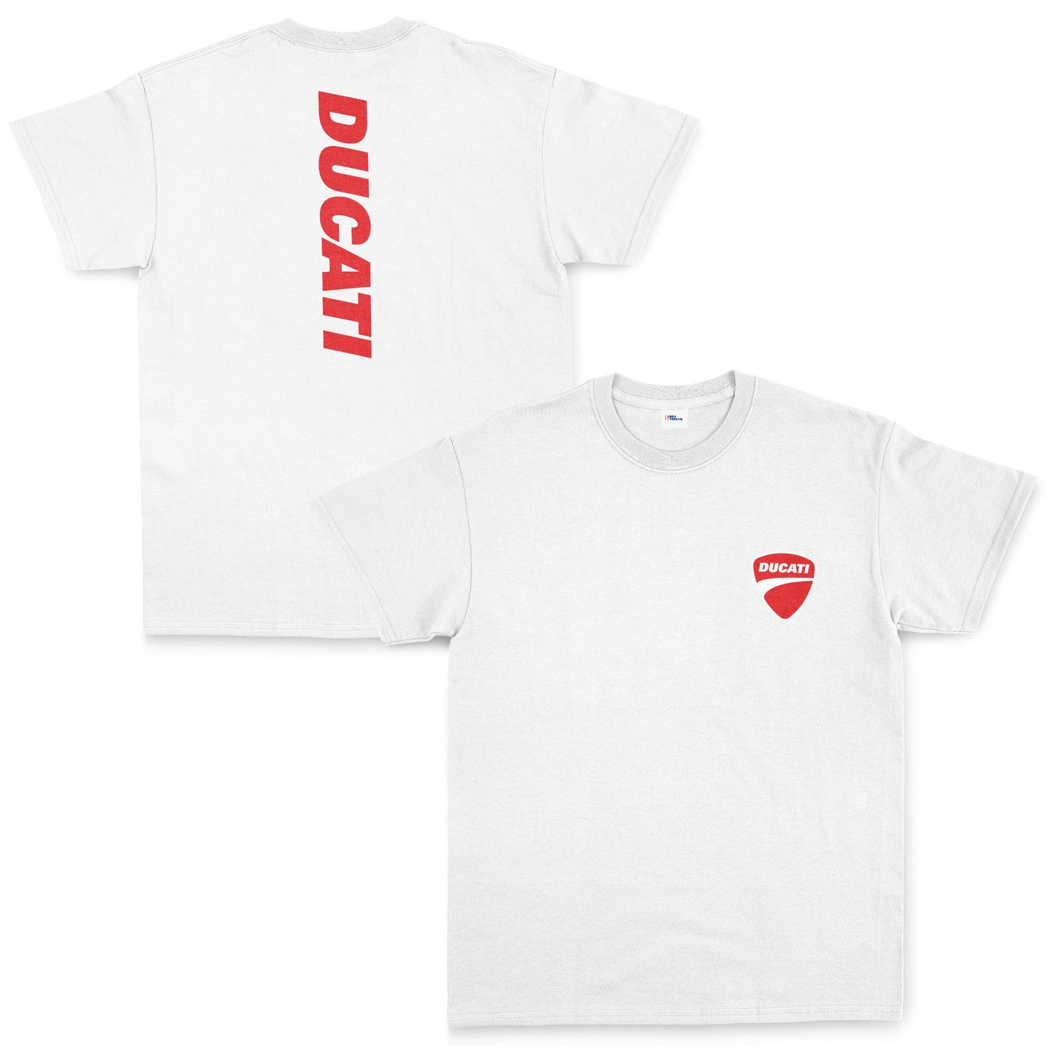 Ducati Basic Racing Tişört L - Beyaz