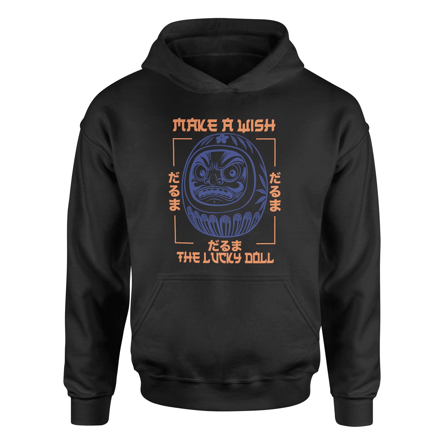 The Lucky Doll Hoodie S - Siyah
