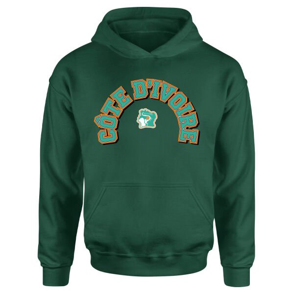 Fildişi Sahilleri 2026 Varsity Hoodie L - Nefti Yeşili