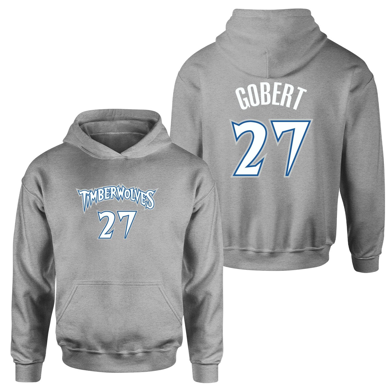Rudy Gobert Minnesota 27 Forma Hoodie XL - Gri