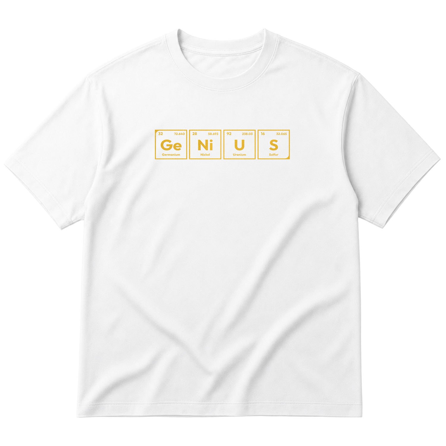 GeNiUS Oversize Tişört M - Beyaz