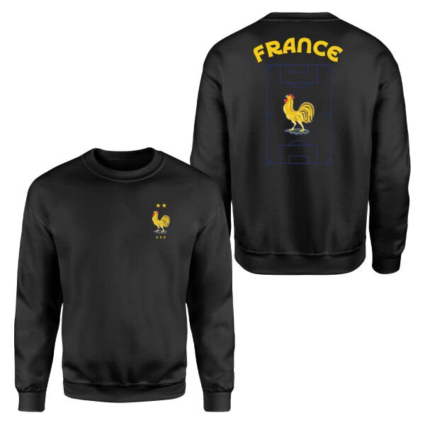 Fransa Dünya Kupası 2026 Sweatshirt S - Siyah