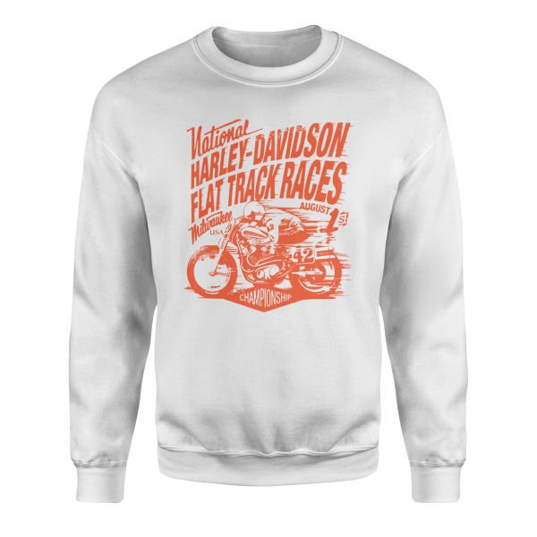 Harley-Davidson XIII Sweatshirt XL - Beyaz