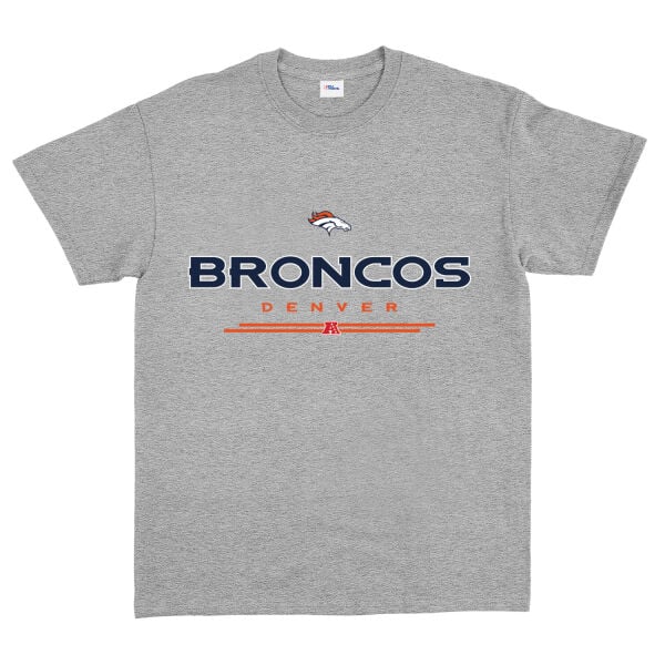 Denver Broncos AFC Tişört M - Gri