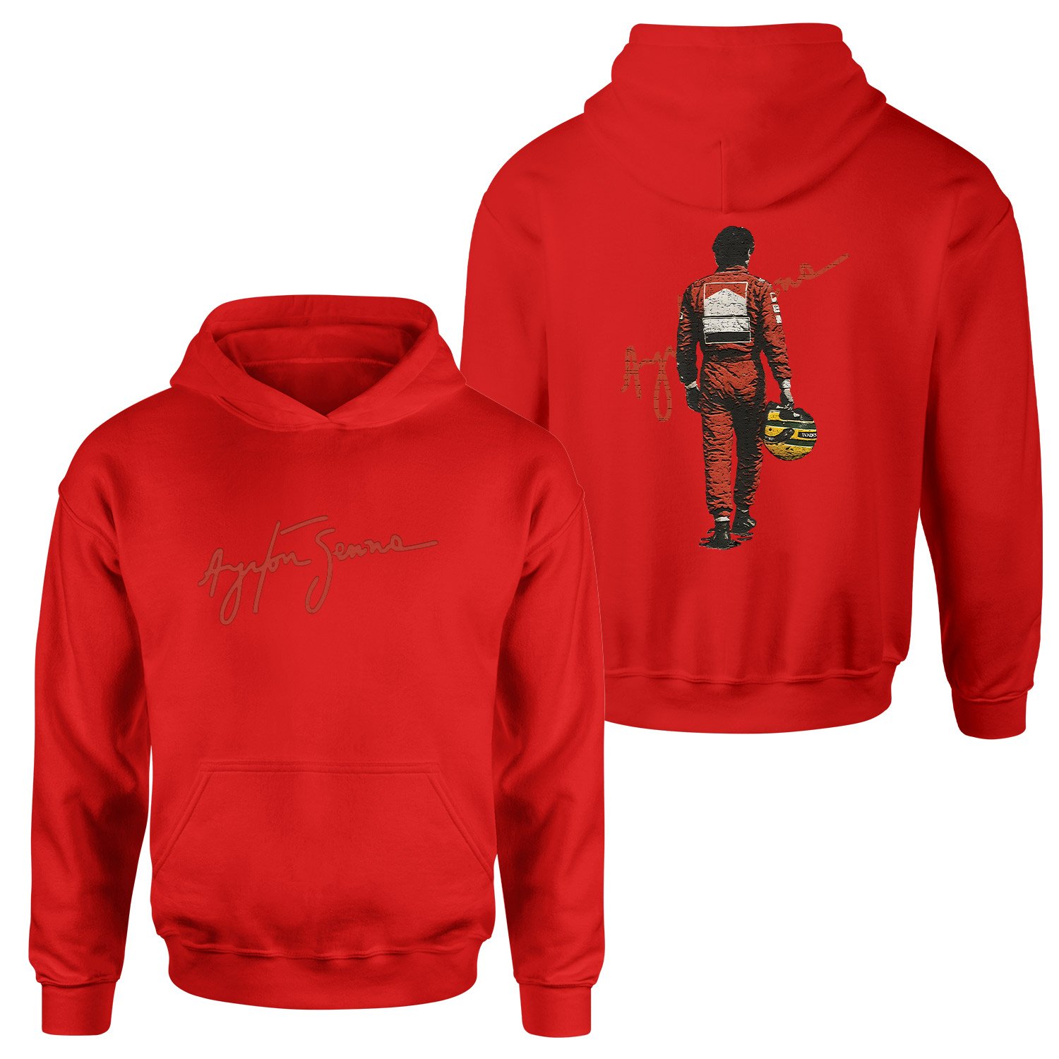 Senna Legend Hoodie XXL - Kırmızı