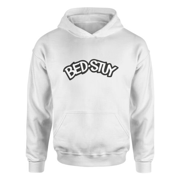 BED-STUY Hoodie M - Beyaz