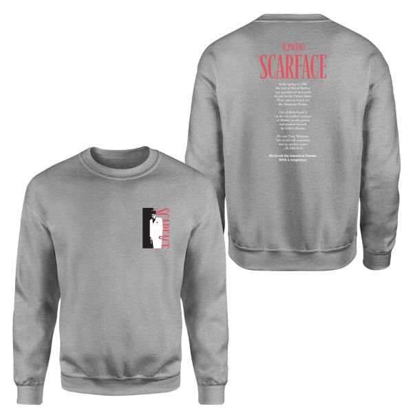 Scarface Al Pacino Sweatshirt XL - Gri