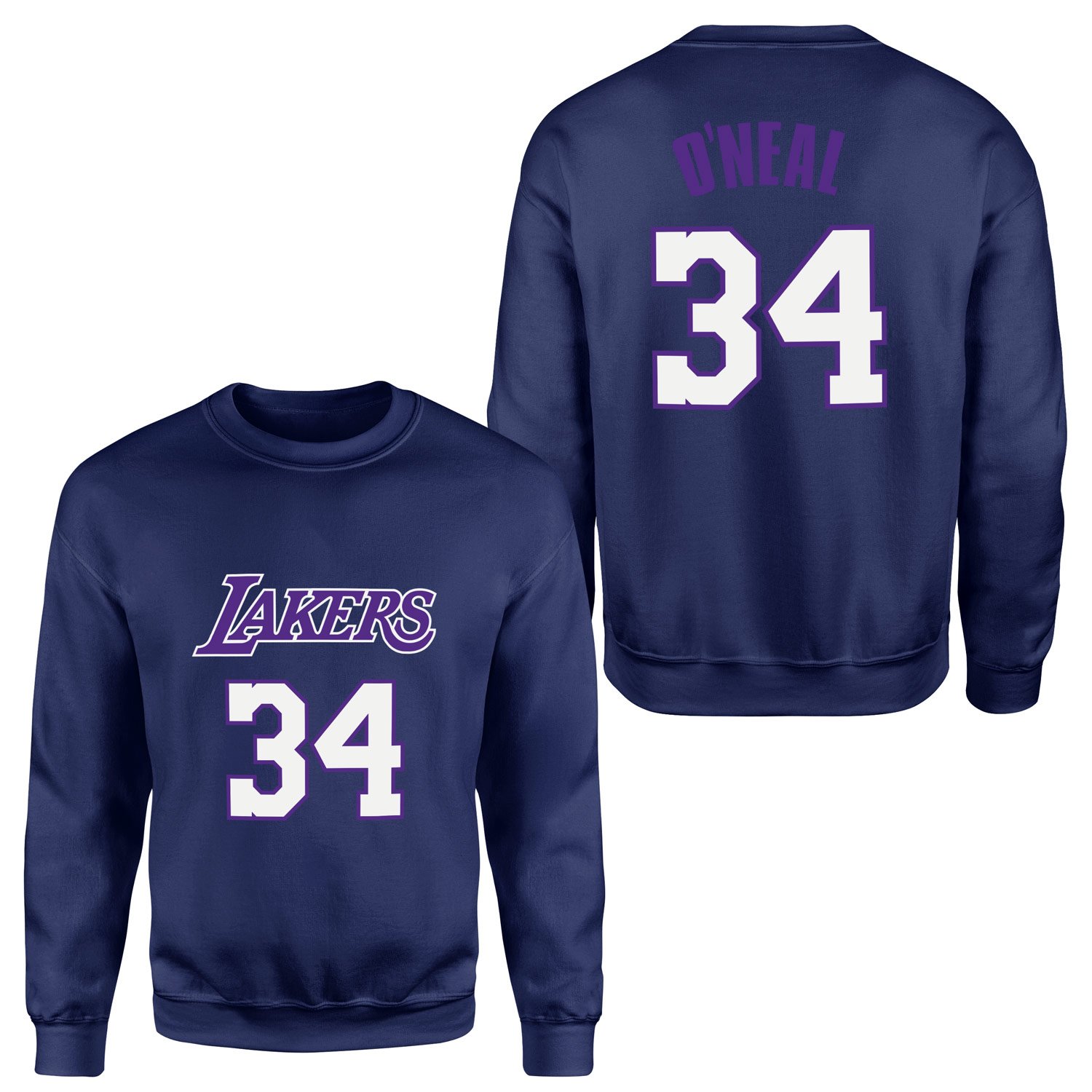 Shaq O’Neal 34 Lakers Forma Sweatshirt M - İndigo Mavisi