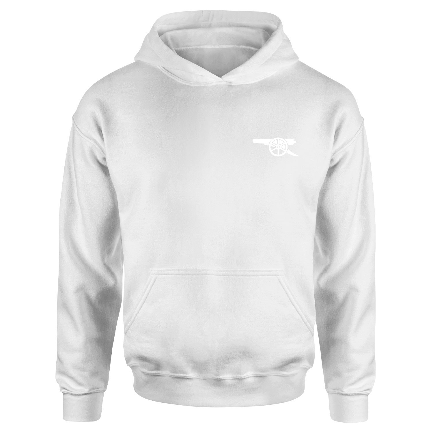 Arsenal Gunners Hoodie L - Beyaz