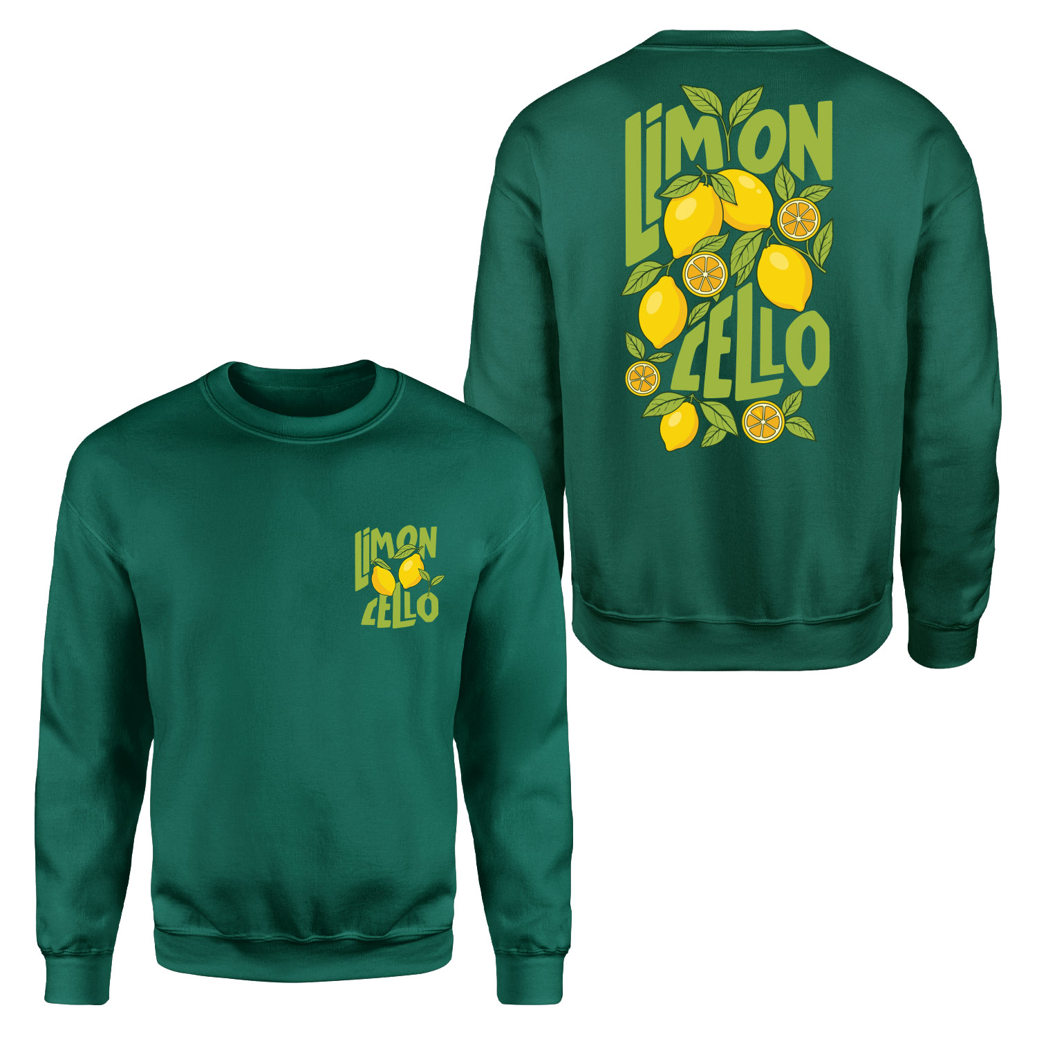 Limoncello Sweatshirt M - Nefti Yeşili