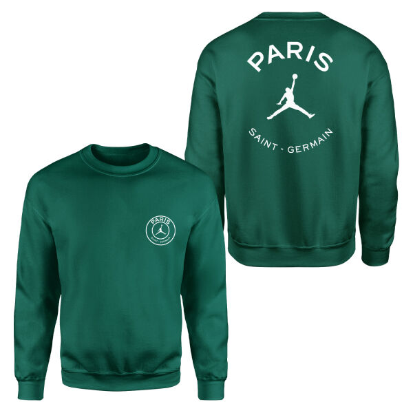 Air Jordan X Paris Saint Germain Sweatshirt M - Nefti Yeşili