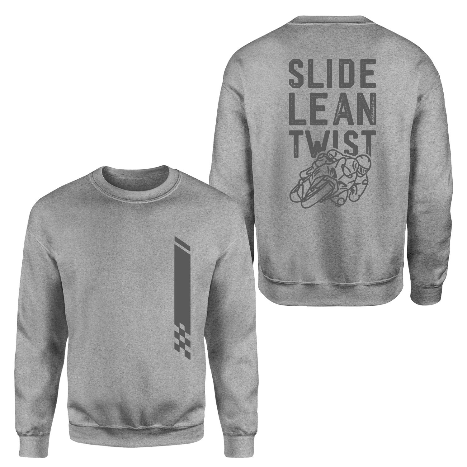 Slide, Lean, Twist GR Sweatshirt XXL - Gri