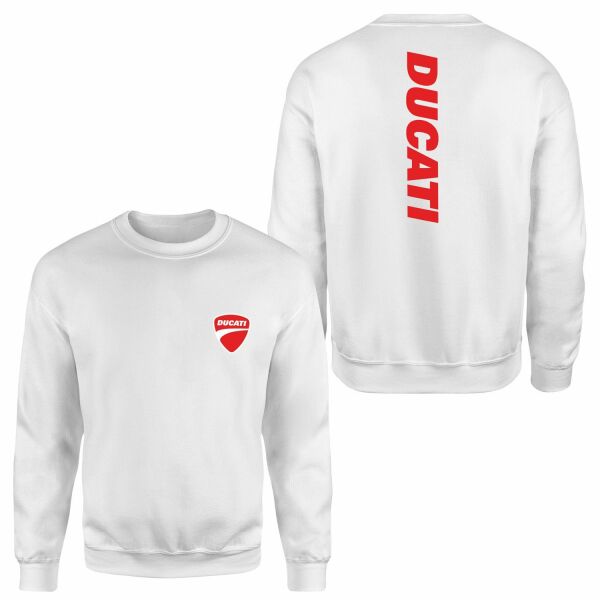 Ducati Basic Racing Sweatshirt S - Beyaz
