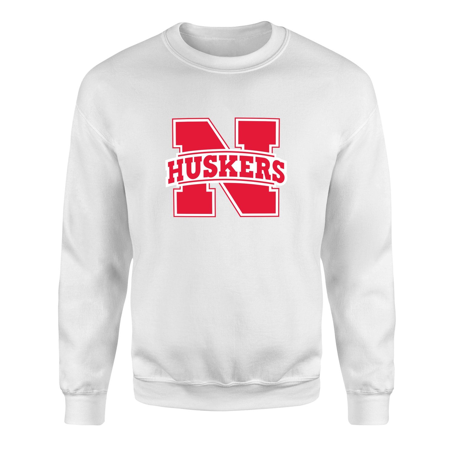 Nebraska Cornhuskers Sweatshirt XXL - Beyaz