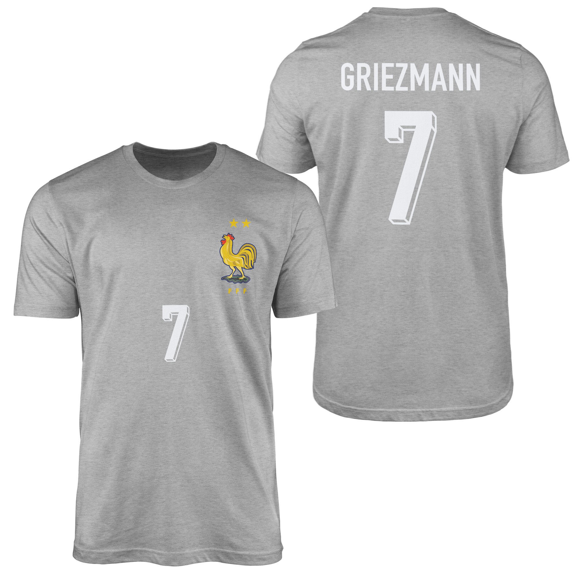 Antoine Griezmann | Fransa 2024 Forma Tişört L - Gri