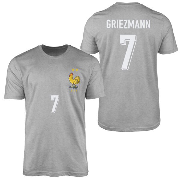 Antoine Griezmann | Fransa 2024 Forma Tişört L - Gri
