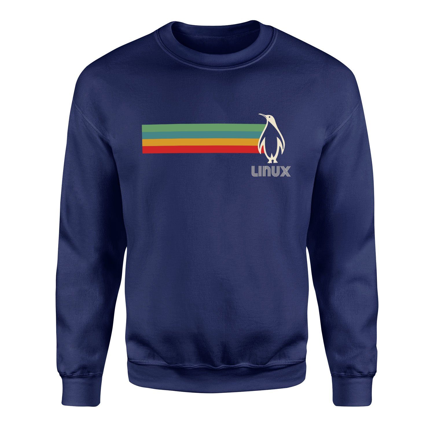 LINUX Sweatshirt M - Lacivert