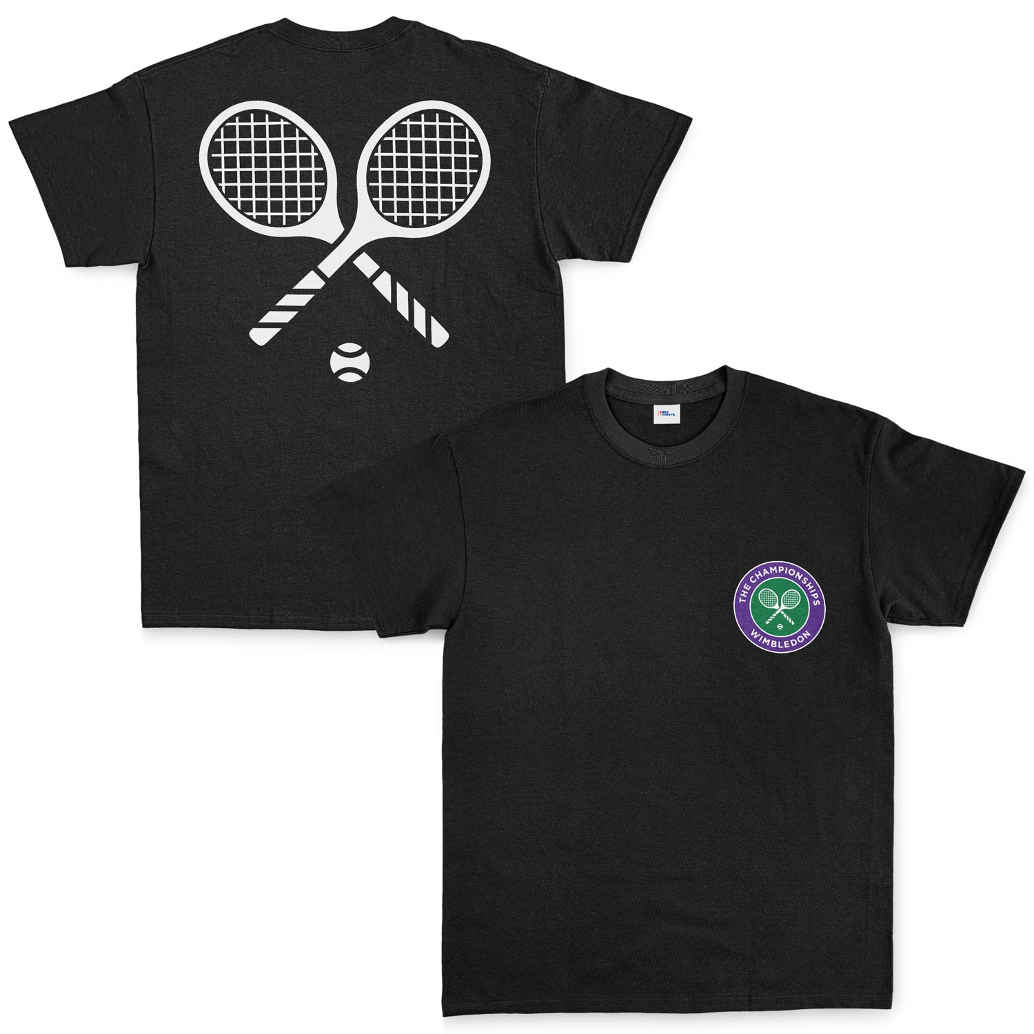 Wimbledon Tişört XL - Siyah