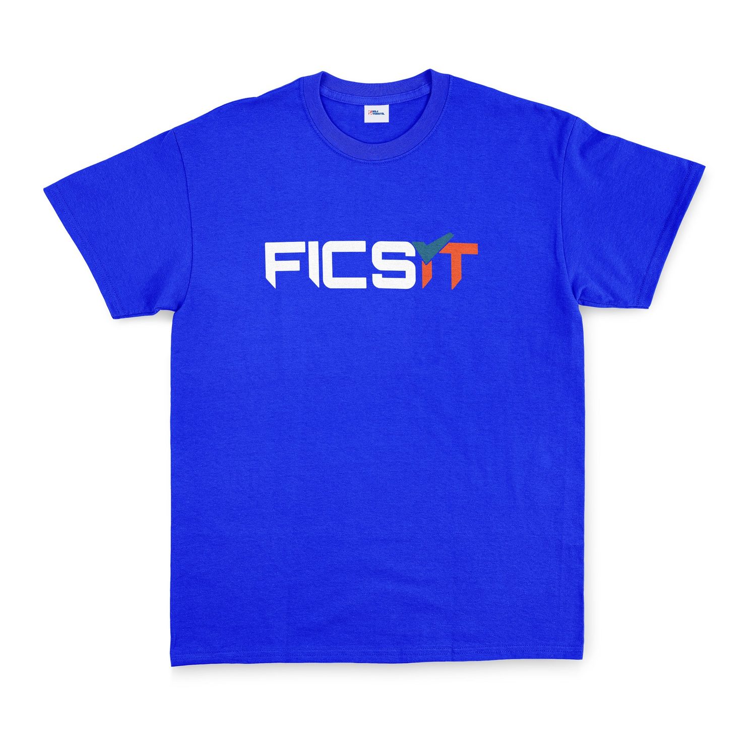 FICSIT Inc. | Satisfactory Tişört L - Mavi