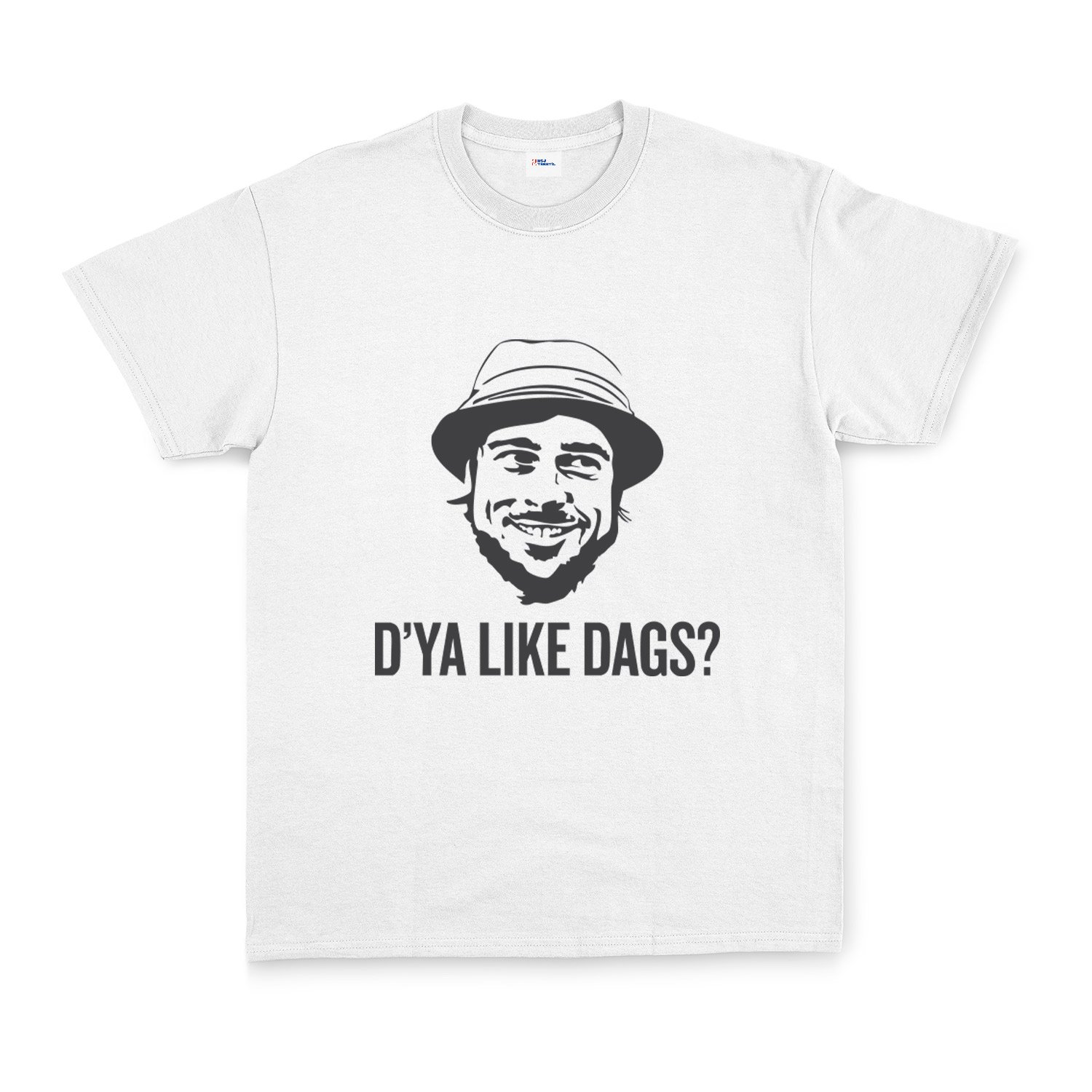 D’ya Like Dags? Snatch Tişört S - Beyaz
