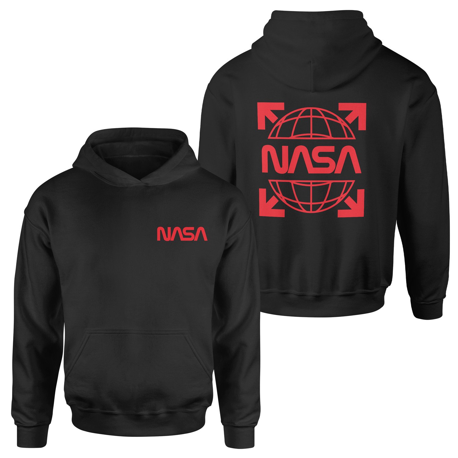 NASA OW SE Hoodie S - Siyah