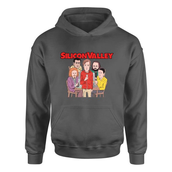 Silicon Valley Hoodie XL - Füme