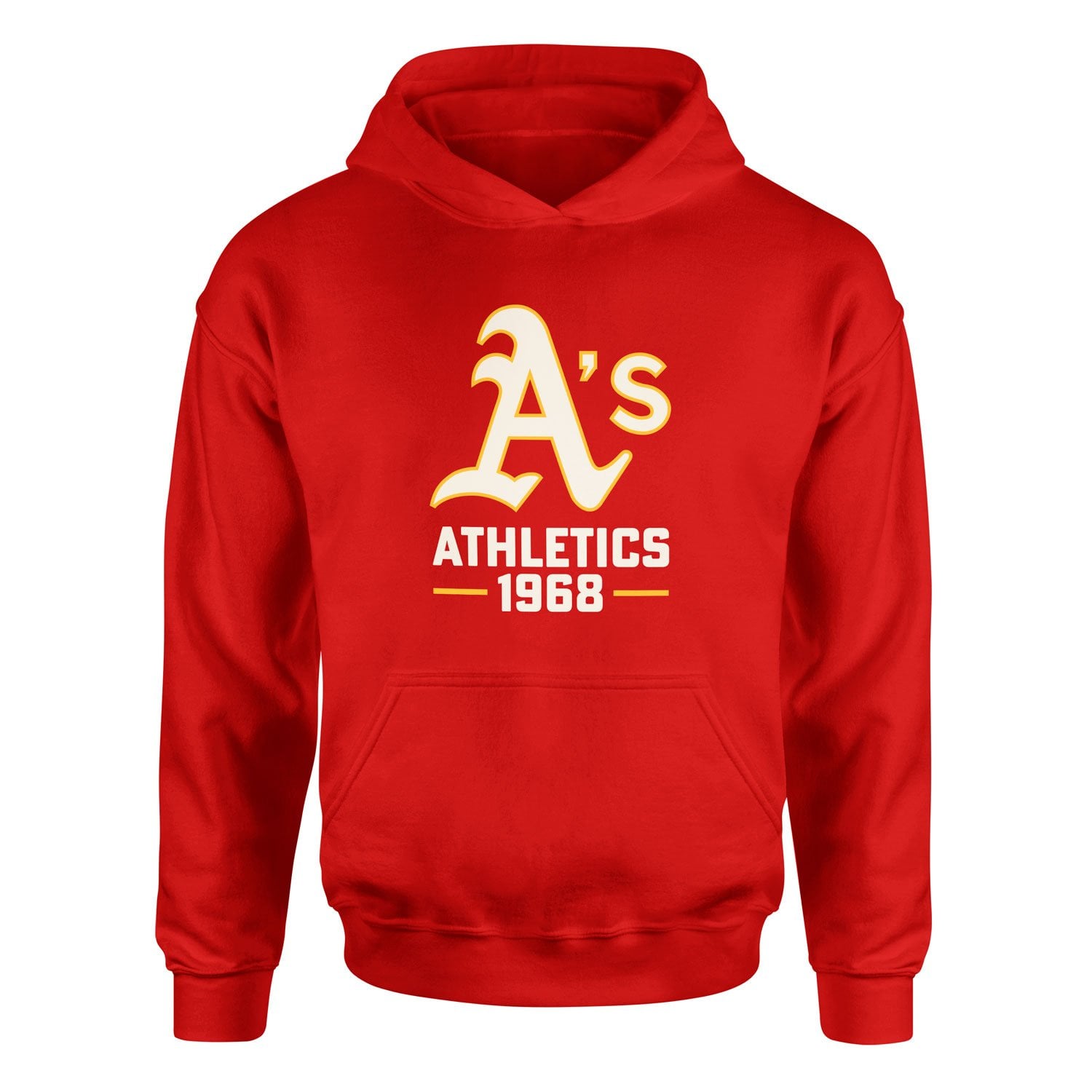 Oakland A’s 1968 Hoodie S - Kırmızı