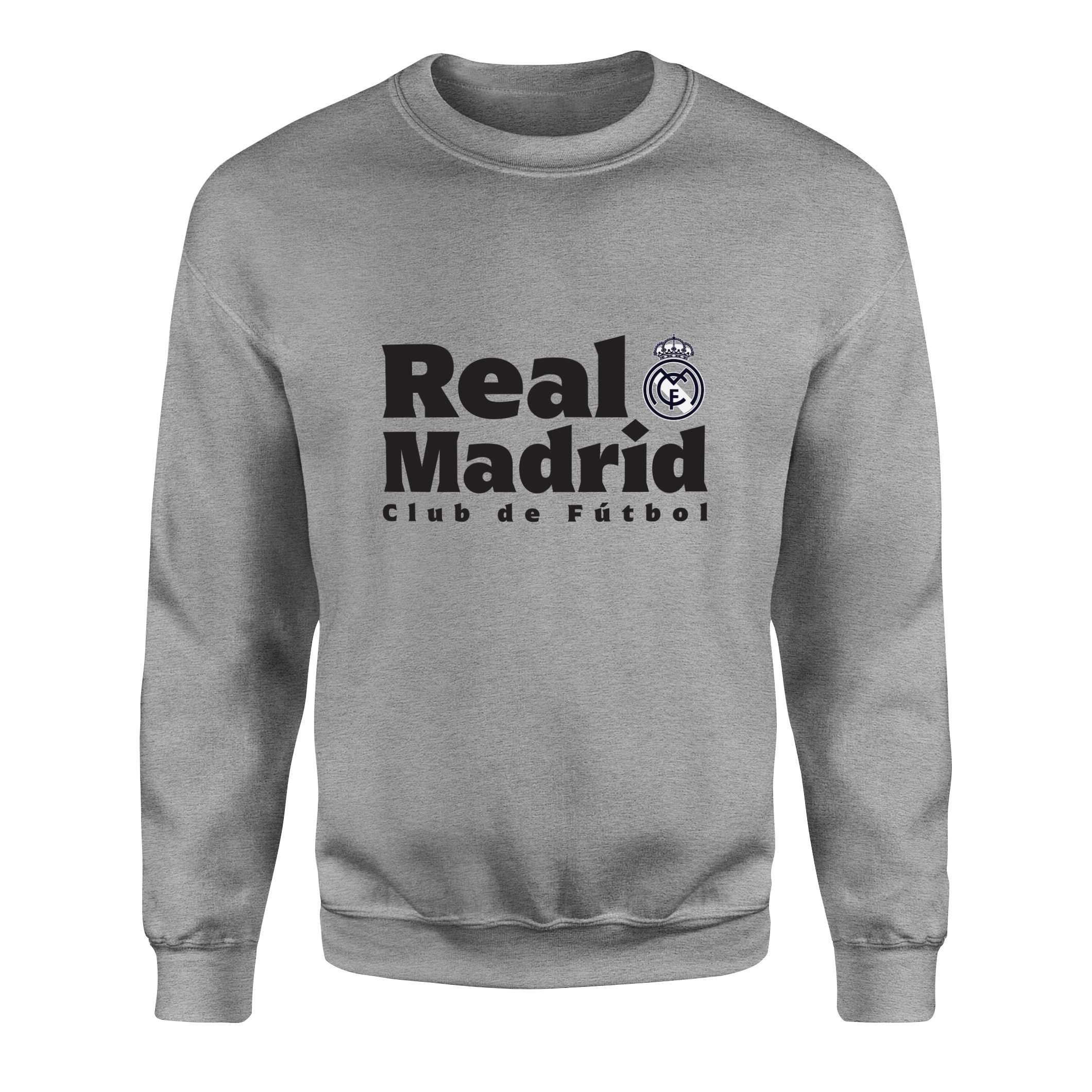 Real Madrid Club de Futbol Sweatshirt XXL - Gri