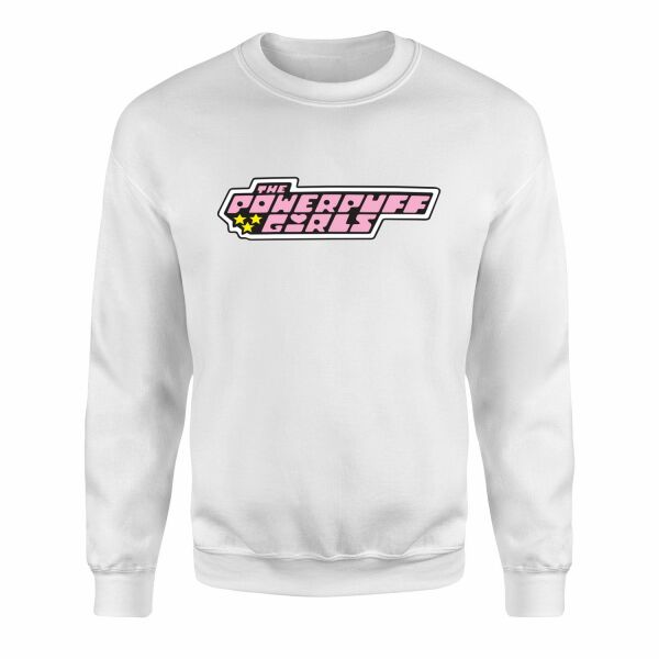 The Powerpuff Girls Sweatshirt L - Beyaz
